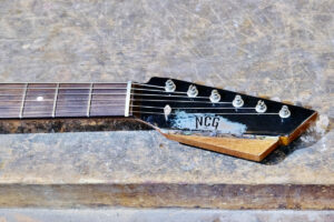 NCG Bayou - Black over Pelham Blue, heavy relic