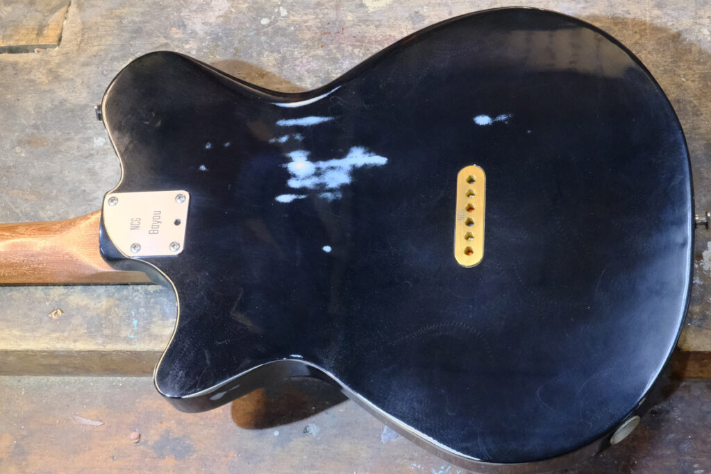 NCG Bayou - Black over Pelham Blue, heavy relic