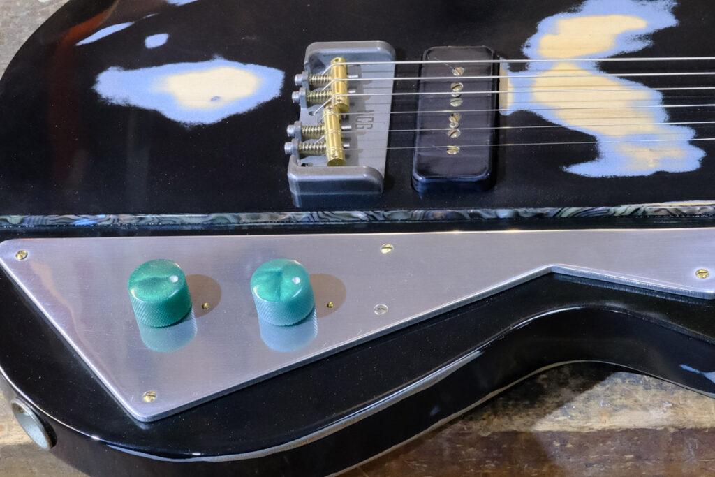 NCG Bayou - Black over Pelham Blue, heavy relic