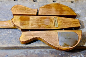 NCG Bayou - Distressed copper leaf over mahogany