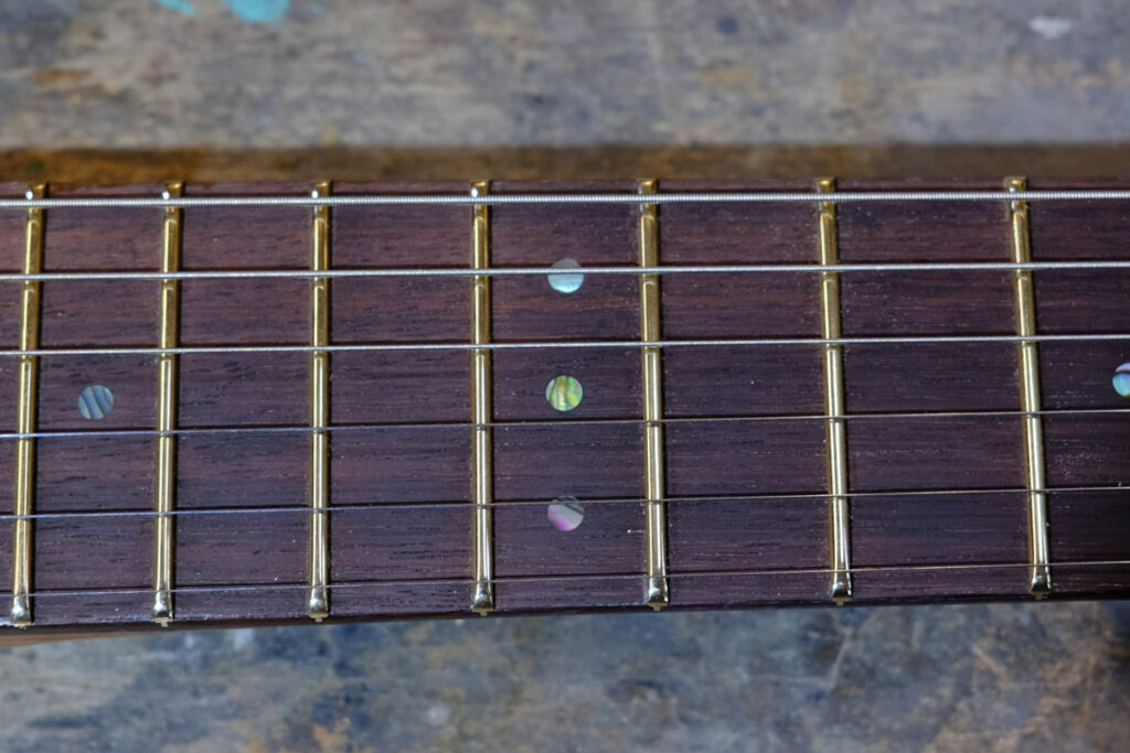 NCG Bayou - Distressed copper leaf over mahogany