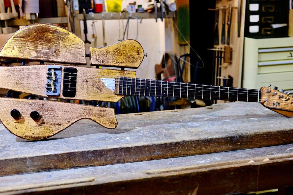 NCG Bayou - Distressed copper leaf over mahogany