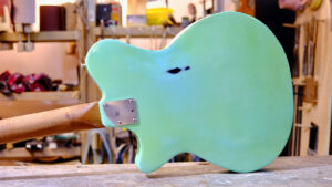 NCG Drifter - Aged Surf Green Over Black | Nottingham City Guitars