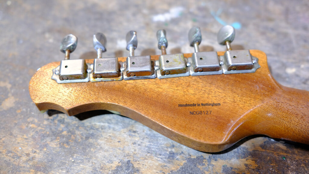 NCG Drifter - Aged Surf Green Over Black | Nottingham City Guitars